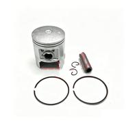 Piston Ring 64mm Bore STD +25 +50 +75 +100 Piston Kit Rings Motorcycle Engine Parts For Suzuki For TS185 For TS 185 185CC Pin 16mm 2-Stroke Engine Cylinder(64.5mm)
