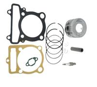 Piston Ring And Gasket Kit 83mm Cylinder Spark Plug Sleeve Set Compatible With Warrior 350 YFM350X 1987-2004