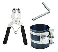 Piston Ring Compressor 50-125mm Stainless Steel Clamp and Plier Set Piston Ring Compressor Installer Tool