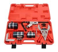 Piston Ring Compressor, Service Tool Set, Engine Ratchet Cleaning Expander Compressor, Ratchet Piston Ring Compressor Tool for Car Motorcycle Repair