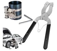 Piston Ring Installer, Removal Kit with Plier, 2.95x6.88in Car Repair Supplies, Authentic and Easy to Use, Car Engine Pistons Ring Installers for Truck Vehicle Sedan Tool