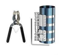 Piston Ring Installer Tool with Pliers and Compression Clamp for Engine Maintenance and Repair (6)