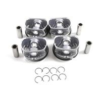 piston ring kit 4x N12 N16 Engine Piston & Ring Kit 11257589348 77mm STD Set Fit MINI R55 for Cooper Replace