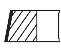 Mahle 503 80 N0 Piston Ring Set Replacement Fits Porsche 911 Targa Convertible