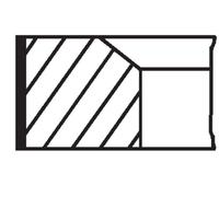 MAHLE ORIGINAL 681 RS 00105 0N0 Piston Ring Kit