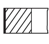 MAHLE 012 10 N0 Piston Ring Kit