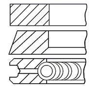 GOETZE ENGINE 08-434307-00 Piston Ring Kit