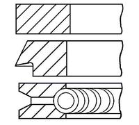 Piston Rings Kit (Single Cylinder) 08-425300-00 Goetze Engine 11257506252 New