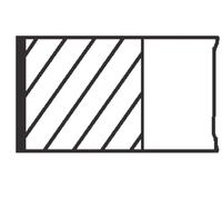 MAHLE 640 RS 10103 0N0 Piston Ring Kit