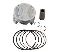 Piston Ring Replacement 4 Valves 58.5mm 61mm 63mm Big Bore Piston Kit/Fit For SYM Symply Orbit 150 Red Devil 125 Fiddle II 125 4V Air Compressor Piston Ring(58.5mm 160cc)