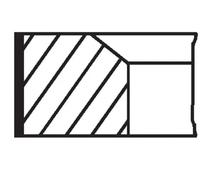 MAHLE 007 RS 10118 0N0 Piston Ring Kit