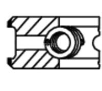 MAHLE 013 63 N0 Piston Ring Kit