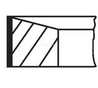 Piston ring set 021 RS 00113 0N1 MAHLE for NISSAN RENAULT OPEL
