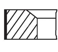 Piston ring set 037 RS 00148 0N0 MAHLE for VOLVO V60 I C30 C70 II Convertible
