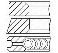 GOETZE ENGINE 08-123405-30 Piston Ring Kit