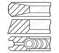 GOETZE ENGINE 08-135300-00 Piston Ring Kit
