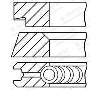 GOETZE ENGINE 08-145400-00 Piston Ring Kit