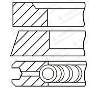 GOETZE ENGINE 08-421000-00 Piston Ring Kit