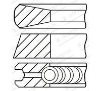 GOETZE ENGINE 08-421600-00 Piston Ring Kit
