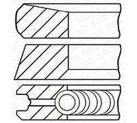 GOETZE ENGINE 08-424900-00 Piston Ring Kit