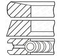 GOETZE ENGINE 08-424907-00 Piston Ring Kit