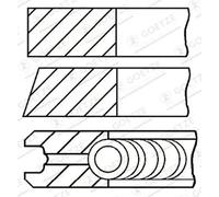 GOETZE ENGINE 08-425600-00 Piston Ring Kit