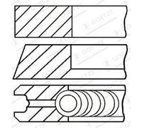 GOETZE ENGINE 08-432300-00 Piston Ring Kit