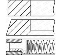 GOETZE ENGINE 08-438400-00 Piston Ring Kit