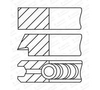 GOETZE ENGINE 08-452700-00 Piston Ring Kit