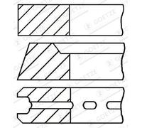 GOETZE ENGINE 08-520100-00 Piston Ring Kit