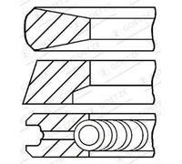 GOETZE ENGINE 08-854700-00 Piston Ring Kit
