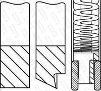 Piston Ring Set GOETZE 08-141300-10 for FORD S-MAX (WA6) 2 2010-2014