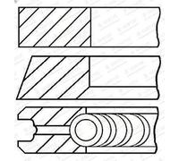 Piston Ring Set GOETZE 08-447500-00 for MAN TGE Van 2 2017-2024