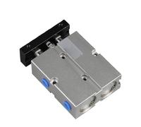 Piston Rod Cylinder 1piece Small Thin Cylinder Stable Aluminum Alloy, TN Type Double Rod Industrial Pneumatic Air(50 * 25MM)