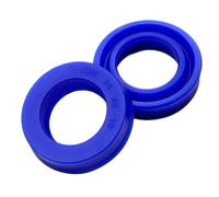 Piston Rod Gasket 5pcs PU Single Lip U Cup Oil Seals, ID 20~30mm UN Radial Shaft Hydraulic Seal, Polyurethane Piston Rod(28x40x10mm)