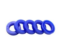 Piston Shaft，5pcs UN Radial Shaft Hydraulic Seal ID 8-19mm Polyurethane Piston Shaft Piston Rod PU Single Lip U Cup Oil Seal(12x18x6mm)