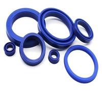 Piston Shaft，U Type Y Type Cylinder Hydraulic Rod Shaft Piston Seal Rubber Ring UN/UNS/UHS6x12x5 Polyurethane Oil Seal Hydraulic Sealing Ring(UHS 58x68x6 (5Pcs))