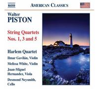 Piston: String Quartets 1, 3, 5 by Harlem Quartet (2010-09-28)