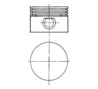 Piston with cylinder liner kit 90843962 KOLBENSCHMIDT