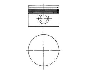 Piston with cylinder liner kit 94919964 KOLBENSCHMIDT