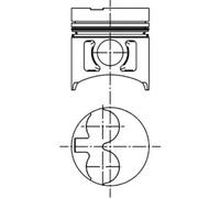 Piston with Rings 40253600 KS 5140 115017490 115017491 115101749