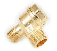 Piston Zinc Pneumatic for Plus Check Pumps Connectors 16mm/14mm/10mm Male Thread with Valve Compressor Tanks Alloy 3-Port Air