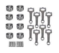Pistons and Connecting Rods Kit Compatible with 300 Charger Ram 5.7L HEMI V8 Engines 2003-2008 - Includes Parts 53021538AD 5086002AA 5086002AB 5086010AB