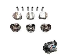Pistons And Rings Set 6pcs Φ88mm Compatible With 2.5 3.0 L M272 C300 E280 E300 S300 2.5L 3.0L V6 GAS