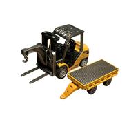 pistro 1/64 Scale RC Forklift Truck - Remote Control Construction Vehicle Toy for Boys & Collectors- Car With Pallet