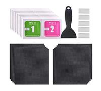 pistro 10Pcs Trampoline Repair Patches 4x4 Inch Waterproof Net Repair Kit for Sports Equipment Maintenance Accessories- Repair Kit
