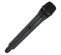 pistro 2xClassic Plastic Props Fake Mic Toy Handheld Black