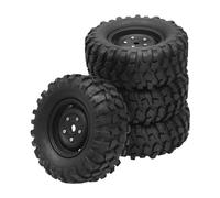 pistro 4X RC Tires 1.9 Inch for 1/10 Scale Modification Sturdy Climbing Simulation Wheels Rubber Off-Road High Traction Remote Control Car Accessories