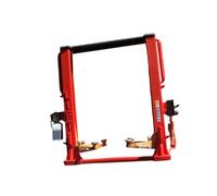 pistro :64 Scale Model Car Lift - Miniature Workshop Sculpture & Ornament for Garage Display & Kids- Deluxe Edition Red