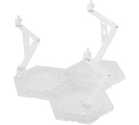 pistro Action Base Display Stand for 1/144 RG MG Models - Clear DIY Accessories, 21x21x18.5cm